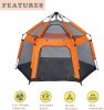 Kids Play Tent Pop Up Portable Hexagon Playhouse for Backyard Patio Indoor Outdoor Breathable Tent House Children Boys Girls Playing Have Fun