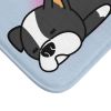 Adorable Sleeping Puppy Bath Mat