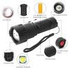 LED Rechargeable Flashlight Zoomable Aluminum Alloy Flashlight Torch