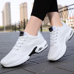 Women's Fashion Casual Mesh Sports Shoes (Option: White-42)