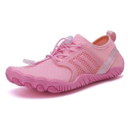 Outdoor Climbing Sports Hiking Fitness Swimming Shoes (Option: 002Pink-39)