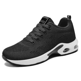 Women's Fashion Casual Mesh Sports Shoes (Option: Black-42)