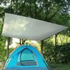 Waterproof Camping Tarp Kit Tent Canopy Rain Fly Awning Shelter for Outdoor Picnic Hammock Hiking Backpacking Travelling UV Protection