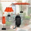 Outdoor Garden Market Double-Sided Twin Patio 15 Feet Umbrella with Crank And Base