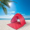 Pop Up Beach Tent Sun Shade Shelter Anti-UV Automatic Waterproof Tent Canopy for 2/3 Man w/ Net Window Storage Bag