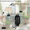 Outdoor Garden Market Double-Sided Twin Patio 15 Feet Umbrella with Crank And Base