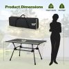 Adjustable Heavy-Duty Outdoor Folding Camping Table