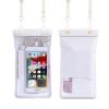 2pcs Oversized Mobile Phone Waterproof Dustproof Bag Touch Screen For Diving Swimming Sealing