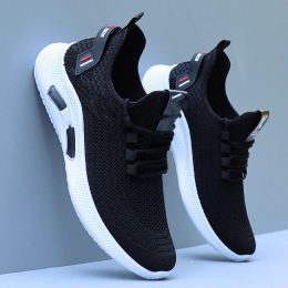 Mens Fashion Casual Breathable Sports Shoes (Option: 2029Black-39)